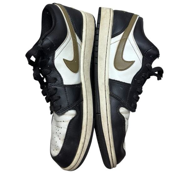 Air Jordan 1 Low Shadow Brown Womens Size 9.5 DC0774-200 Nike Black Sneakers - Picture 6 of 11